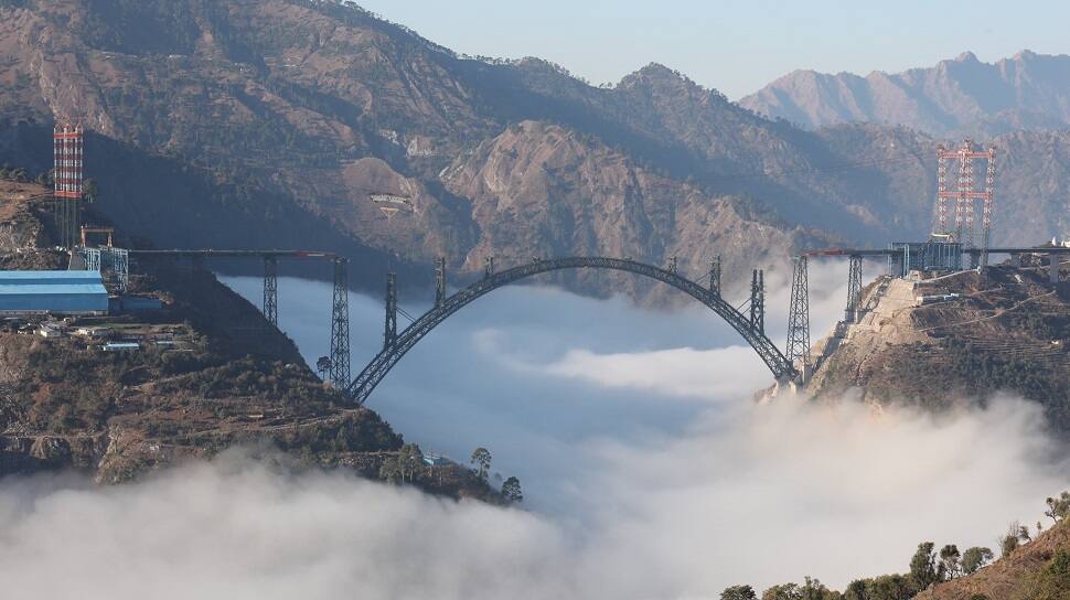 Indian Railways' Chenab Bridge in J&K