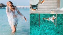 Sonakshi Sinha looks like a mermaid in shimmery bikini set: PICS