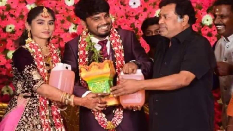 Newly-married couple received petrol and diesel as their wedding gift