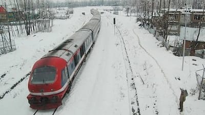 Qazikund-Baramulla Train in Kashmir