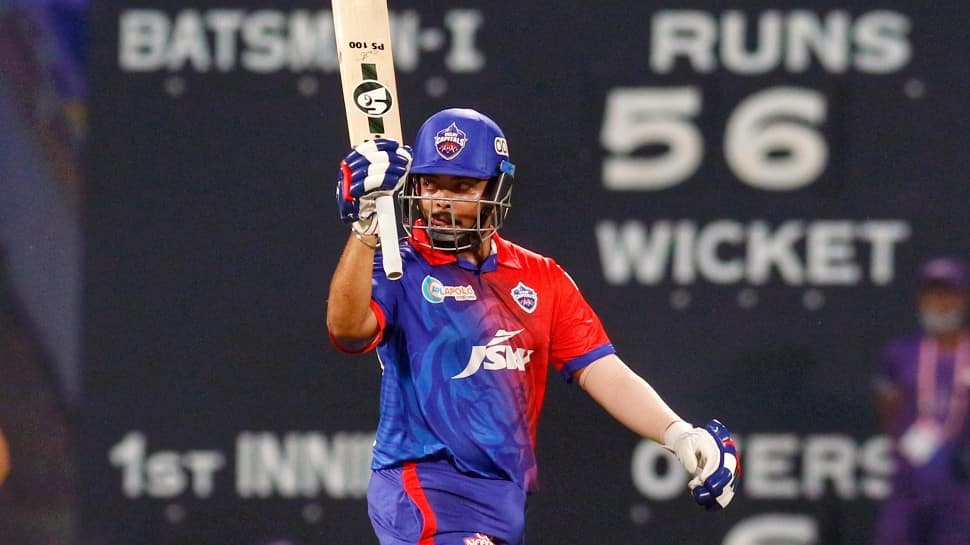 Delhi Capitals opener Prithvi Shaw acknowledges the cheers after completing a fifty against Lucknow Super Giants in their IPL 2022 match. Shaw has the second-highest strike rate of 147.75 by a player with a minimum of 500 runs in the powerplay in the IPL. Sunil Narine boasts a strike rate of 173.93 and is at the top. (Photo: ANI)