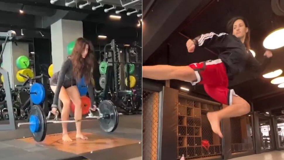 WATCH: 3 times Disha Patani set EXTREME FITNESS goals for us!