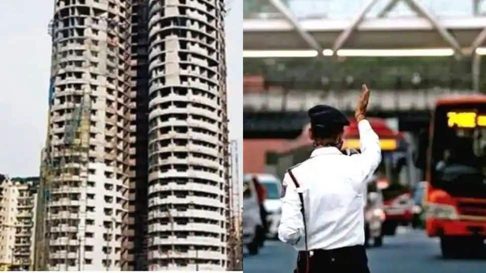 Noida Supertech twin towers demolition: Test blast today, traffic advisory issued, check details