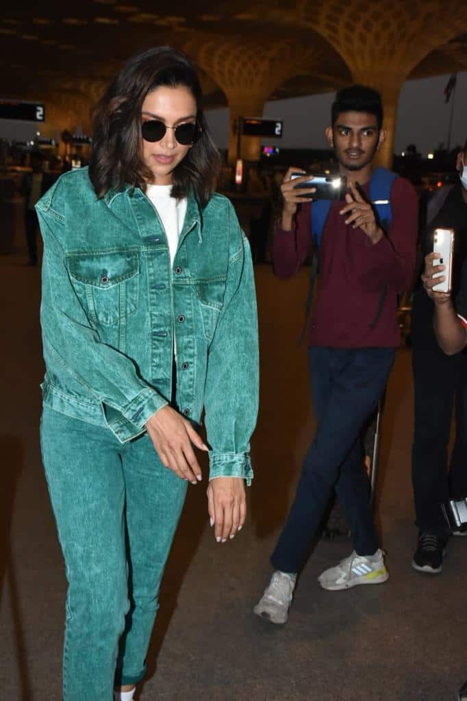 Deepika can rock any outfit with swag