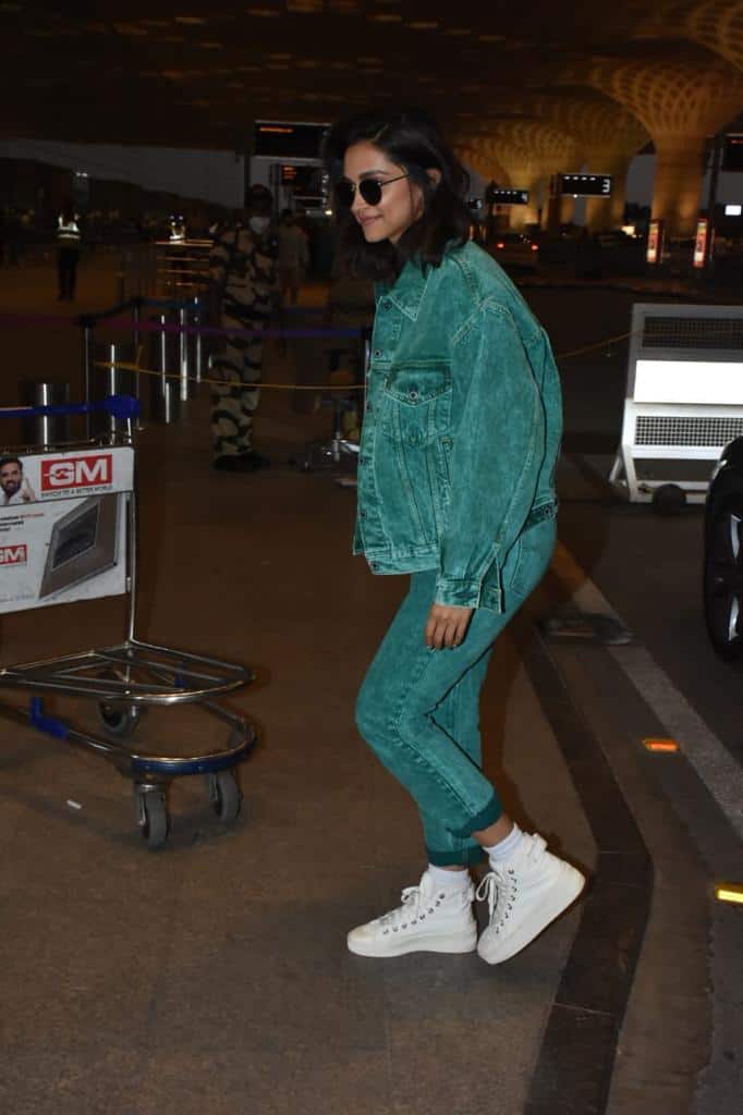 Deepika Padukone makes stylish appearance at airport