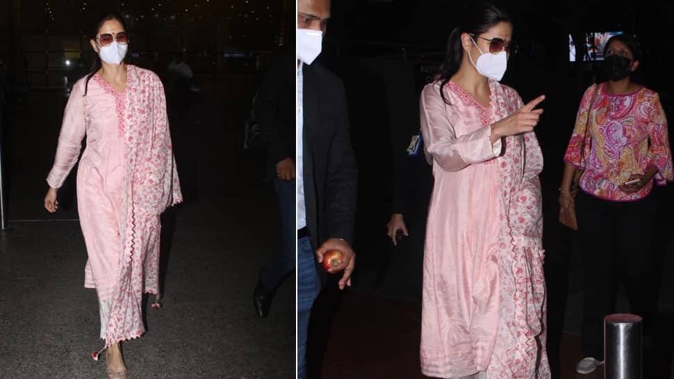 Katrina Kaif steps out in kurta-palazzo desi look, sparks pregnancy rumours  - Pics inside | People News | Zee News