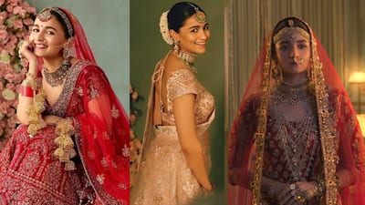 Alia Bhatt mesmerizes in bridal looks