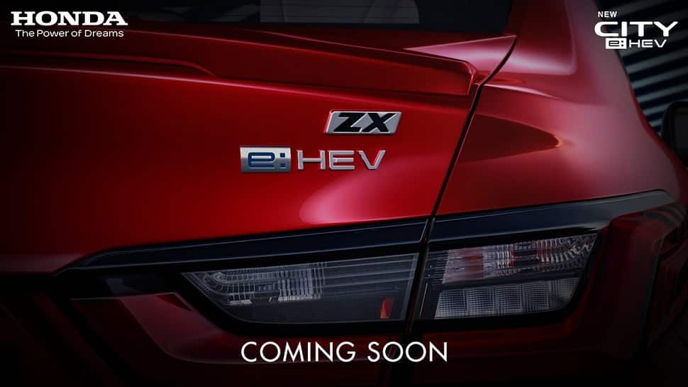 Honda City e:HEV hybrid officially teased, reveals new design highlights