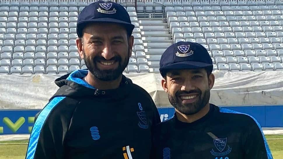 India&#039;s Cheteshwar Pujara and Pakistan&#039;s Mohammad Rizwan make debut for Sussex together, fans say THIS