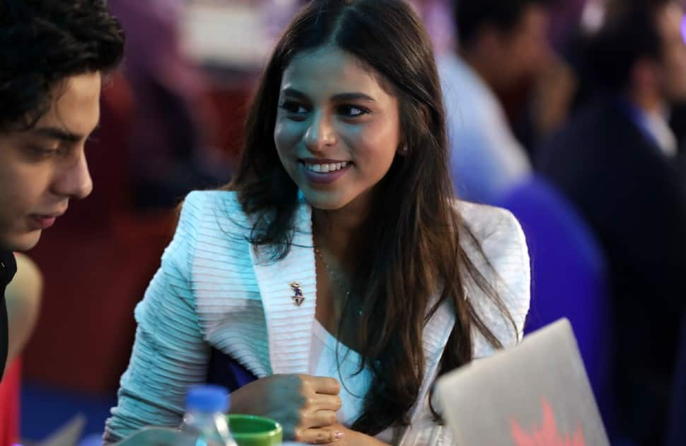 Suhana Khan is the daughter of Bollywood superstar Shah Rukh Khan and co-owner of Kolkata Knight Riders. Suhana made her first appearance into the IPL world by making appearance at IPL 2022 mega auction in February this year. (Photo: BCCI/IPL)