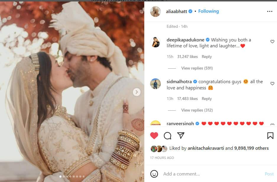 Sidharth Malhotra wished Alia Bhatt and Ranbir Kapoor