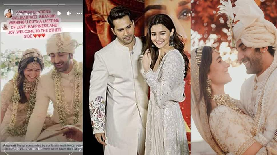 Varun Dhawan welcomed Ralia to the married couple's club!