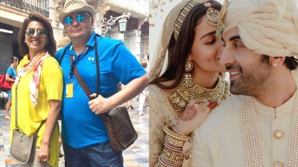 Ranbir and Alia finally fulfilled late Rishi Kapoor's wish, says Neetu Kapoor in emotional post