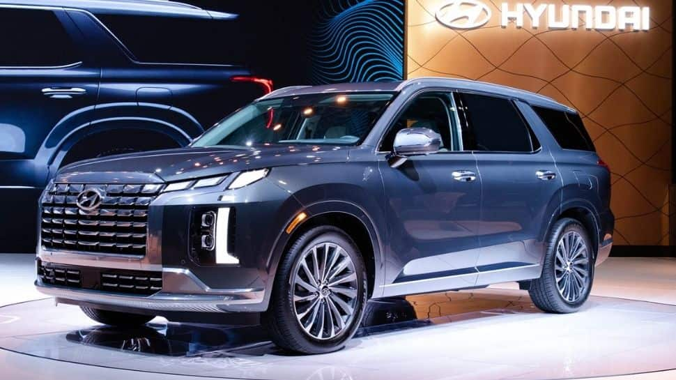 2023 Hyundai Palisade SUV facelift unveiled with new design and tech in New York