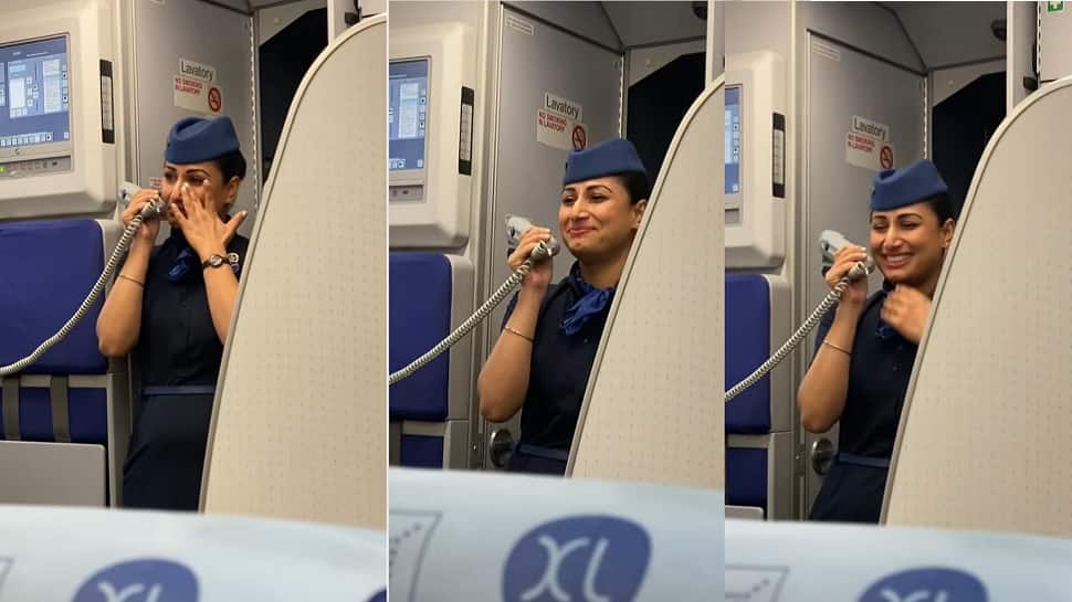 IndiGo air hostess gives teary eyed farewell speech on her last working day: Watch Video