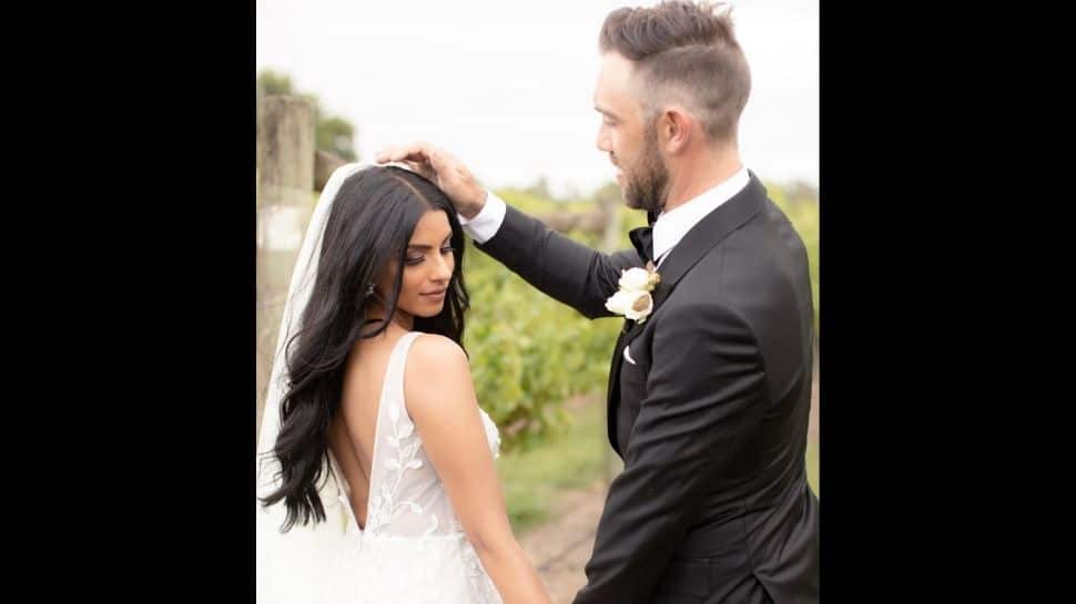 Royal Challengers Bangalore all-rounder Glenn Maxwell tied the knot with fiance Vini Raman. Vini is Tamil-Brahmin girl living in Melbourne. (Source: Instagram)
