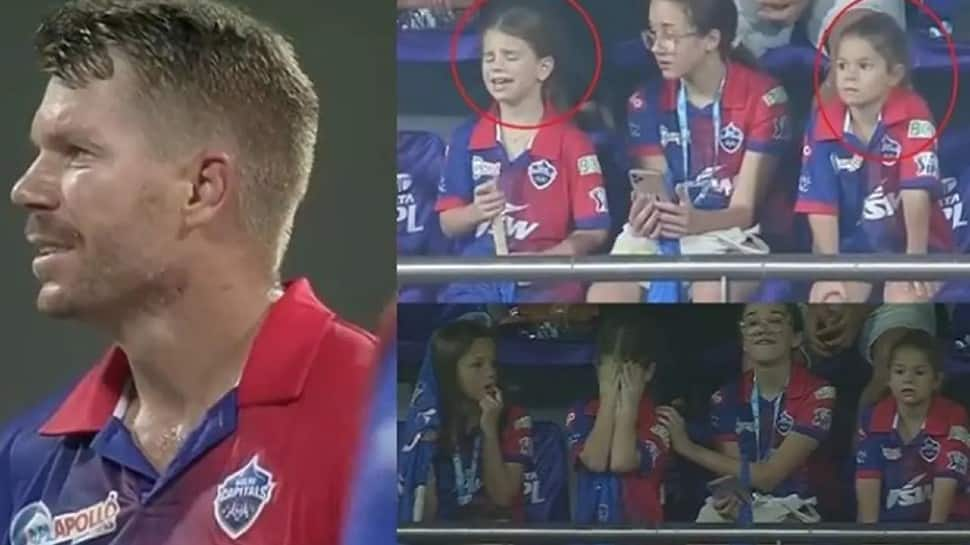 IPL 2022: DC opener David Warner shares image of daughters getting EMOTIONAL following his dismissal vs RCB, see pic