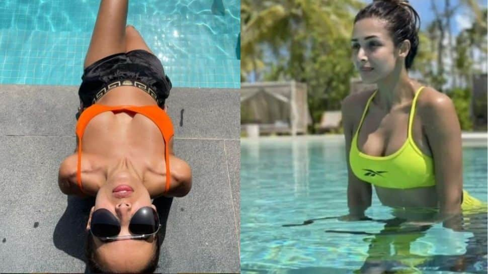 Be stylish like Malaika and hit the pool 