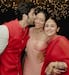 Alia and Ranbir pose with their common friend