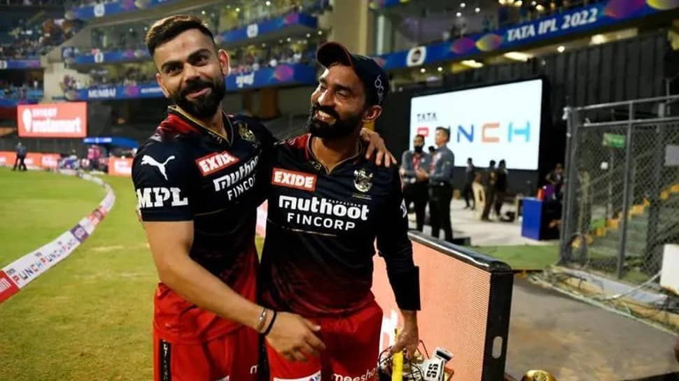 IPL 2022: Dinesh Karthik’s confession leaves Virat Kohli in splits as RCB players take ‘never have I ever’ challenge - WATCH