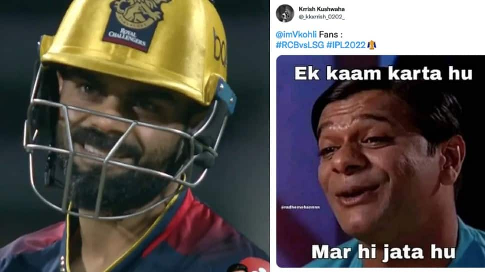 IPL 2022: RCB batter Virat Kohli TROLLED brutally after getting out for golden duck vs LSG - check reactions