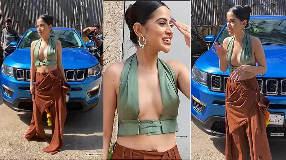 TV actress and ex-Big Boss contestant Urfi Javed buys Jeep Compass SUV, check video here