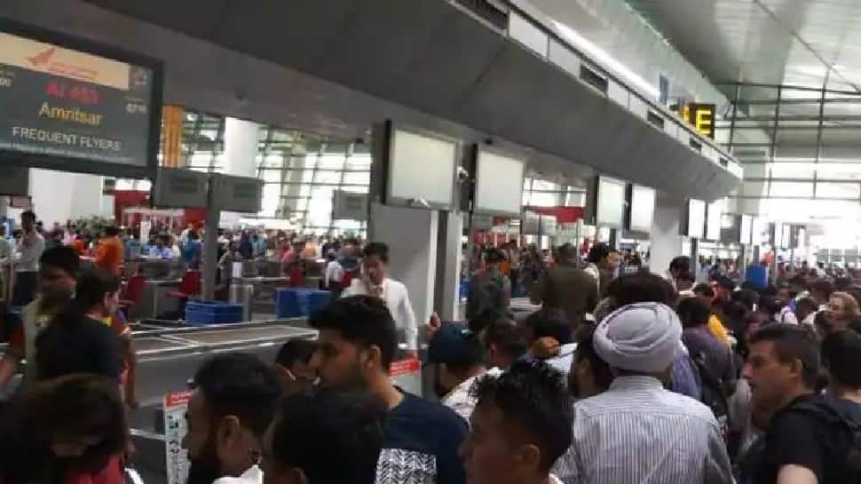  Implement biometric screening at airports to reduce long queues: Parliamentary Panel