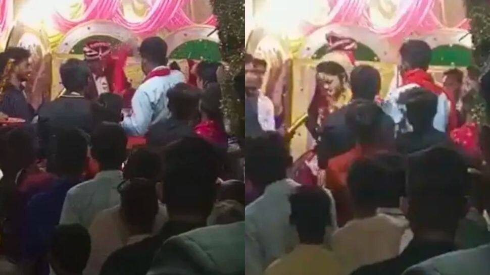 Viral video: Bride slaps groom during varmala ceremony, walks off stage in Uttar Pradesh’s Hamirpur - Watch