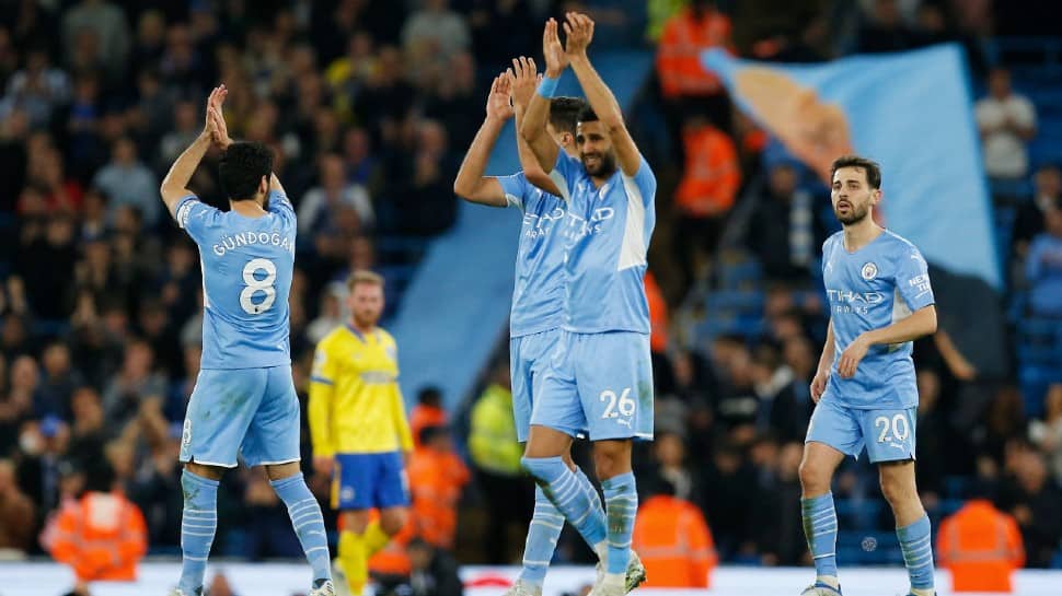 Manchester City thrash Brighton to soar to the top of Premier League table again
