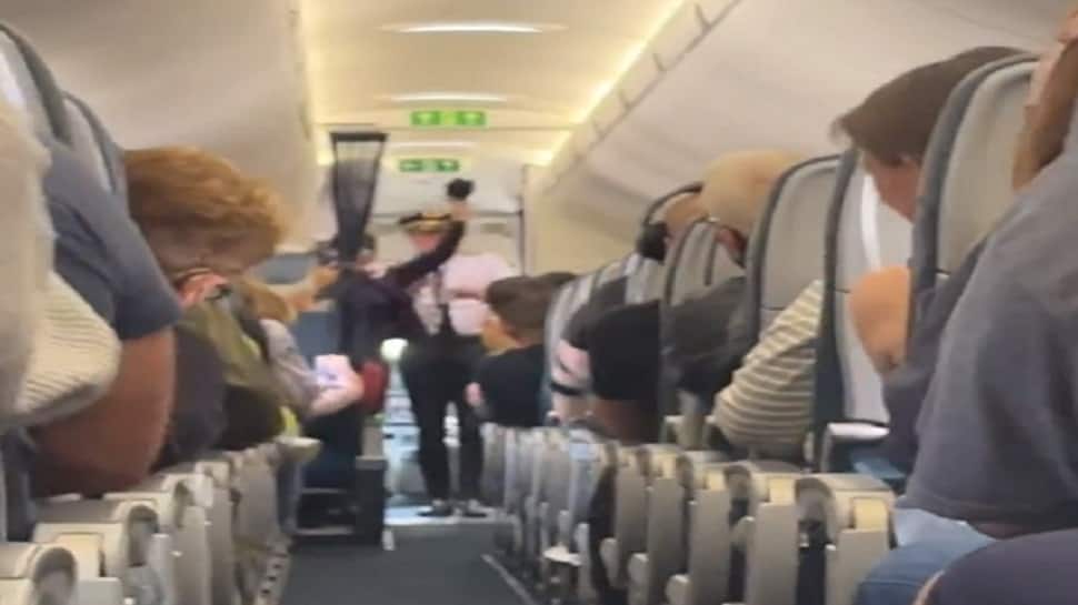 Watch: Passengers celebrate as pilot announces removal of mask on flight, netizens react