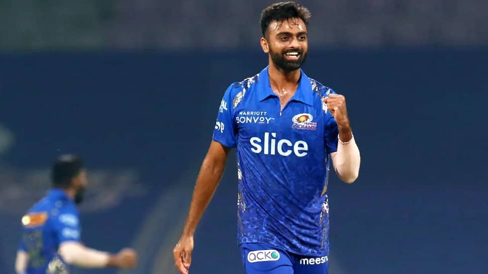 Mumbai Indians pacer Jaydev Unadkat celebrates after picking up a wicket. Unadkat became the third Indian pacer to take 200 T20 wickets, after Jasprit Bumrah and Bhuvneshwar Kumar. (Photo: BCCI/IPL)
