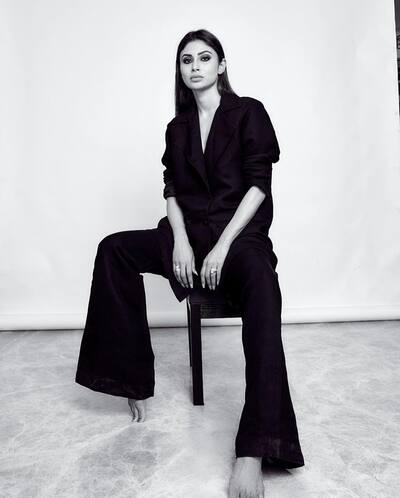 Mouni Roy's vintage look in all-black jumpsuit