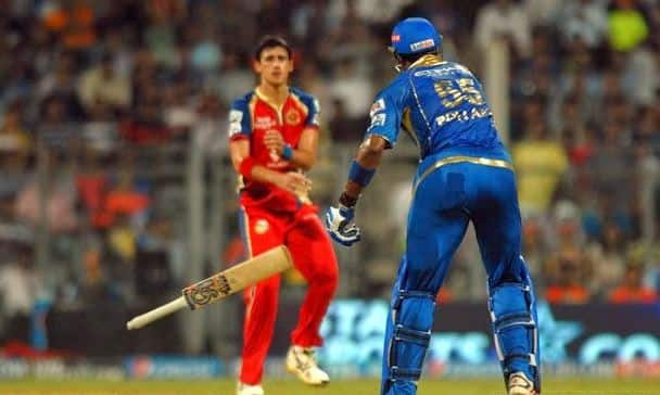 IPL 2014: Kieron Pollard vs Mitchell Starc