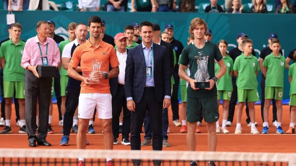 Russian Andrey Rublev outlasts Novak Djokovic to win Serbia Open title