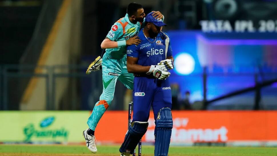 LSG vs MI IPL 2022: Will Krunal Pandya’s KISS to Kieron Pollard land him in trouble?