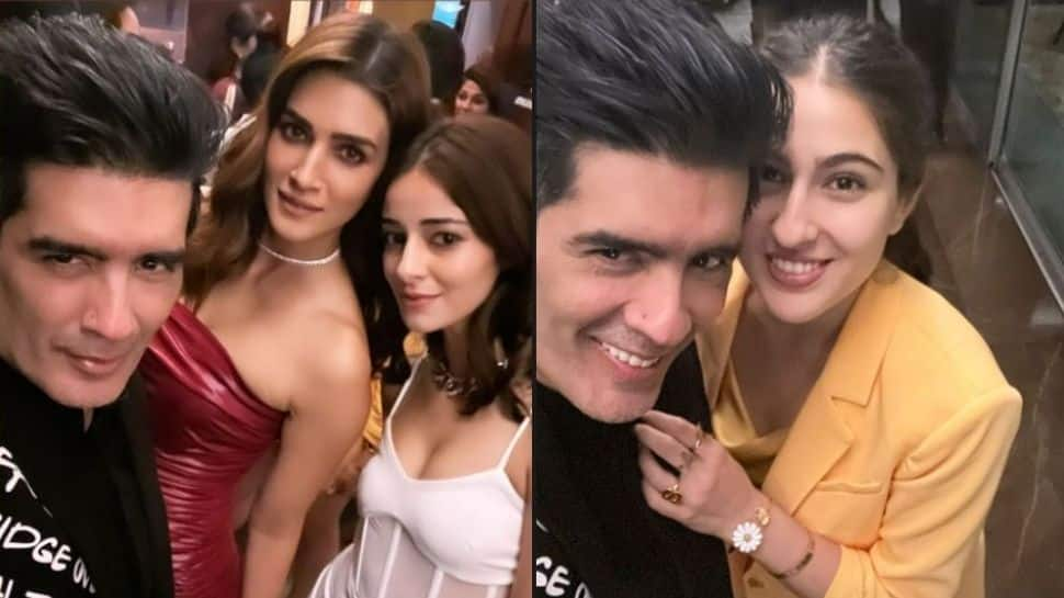 Ananya Panday, Kriti Sanon, Sara Ali Khan look oh-so-glam at Karan Johar&#039;s bash: PICS