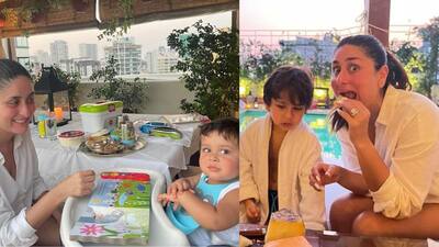 Kareena Kapoor-Saif Ali Khan spend quality time with family