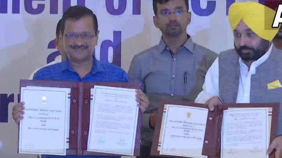 Delhi-Punjab govts sign Knowledge-Sharing Agreement, Kejriwal hails move