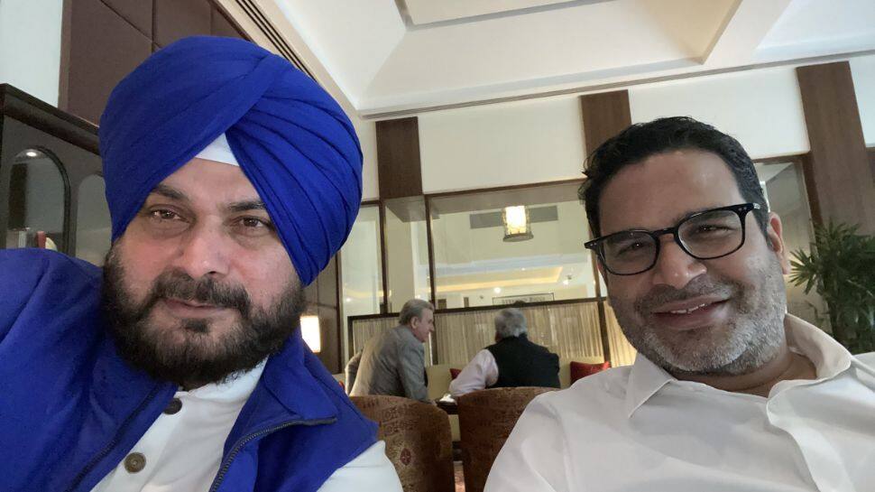 Navjot Singh Sidhu meets Prashant Kishor, tweets &#039;old wine, old friends are best&#039;