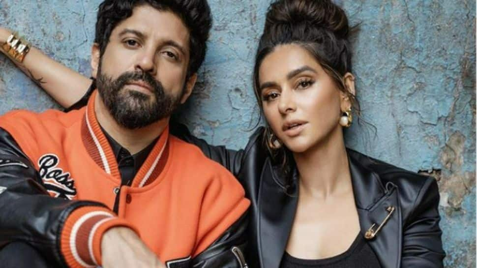 Farhan Akhtar, Shibani Dandekar grace magazine cover as &#039;The Akhtars&#039; - PICS