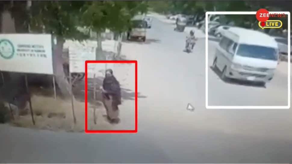 WATCH: CCTV shows female suicide bomber blowing herself up at Karachi University, killing four including three Chinese