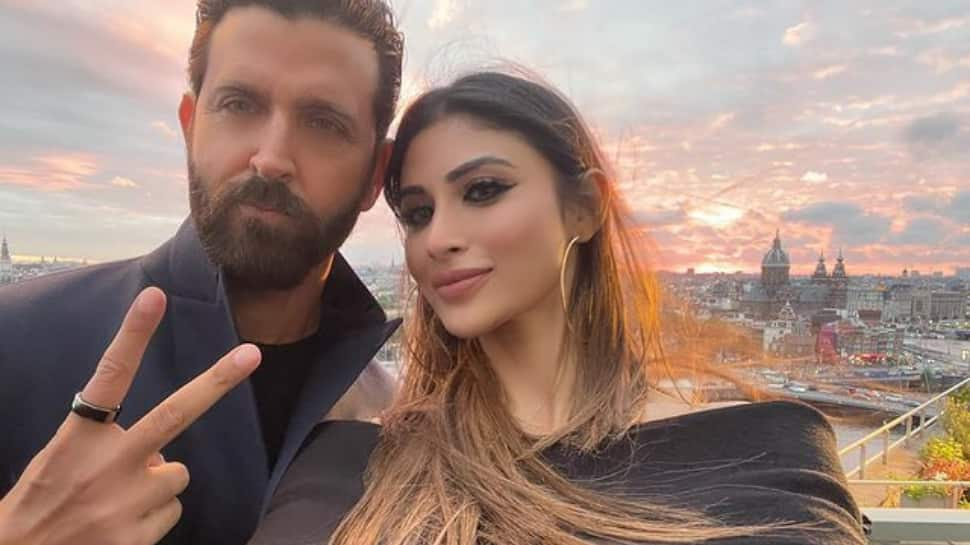 Mouni Roy shares selfie with Hrithik Roshan from Amsterdam, calls him ‘wonderful human’