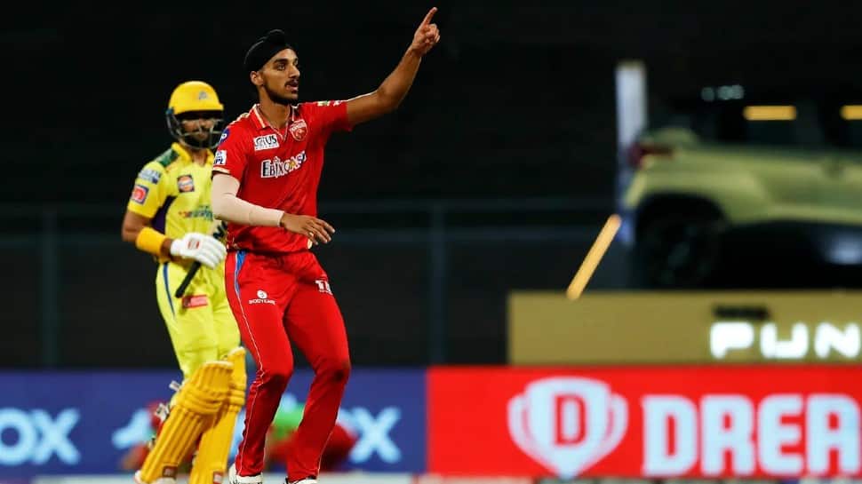 Punjab Kings left-arm seamer Arshdeep Singh claimed 5/32 against Rajasthan Royals in IPL 2021. Arshdeep was one of 2 players to be retained by PBKS apart from skipper Mayank Agarwal. (Photo: BCCI/IPL)