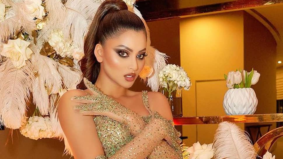 Urvashi Rautela Ups The Glam Quotient in Rs 15 Lakh Versace Print