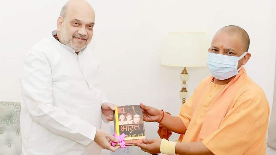 Uttar Pradesh CM Yogi Adityanath pays courtesy call to Union Home Minister Amit Shah in Delhi