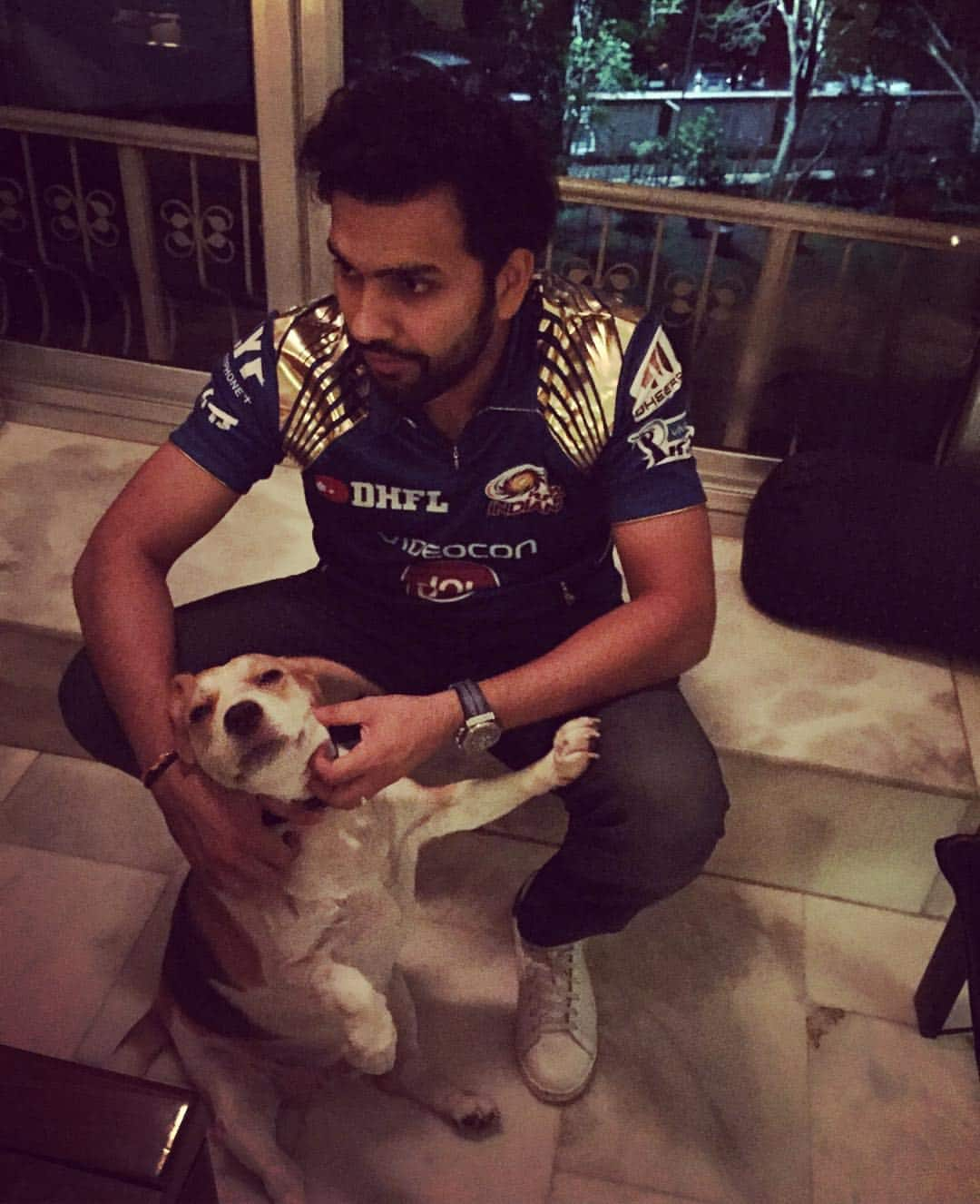 Rohit became an animal/dog lover because of Ritika