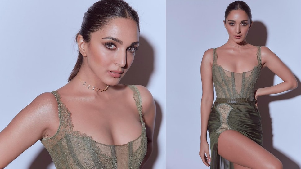 Kiara Advani oozes oomph in a risque green dress