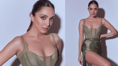 Kiara Advani oozes oomph in a risque green dress