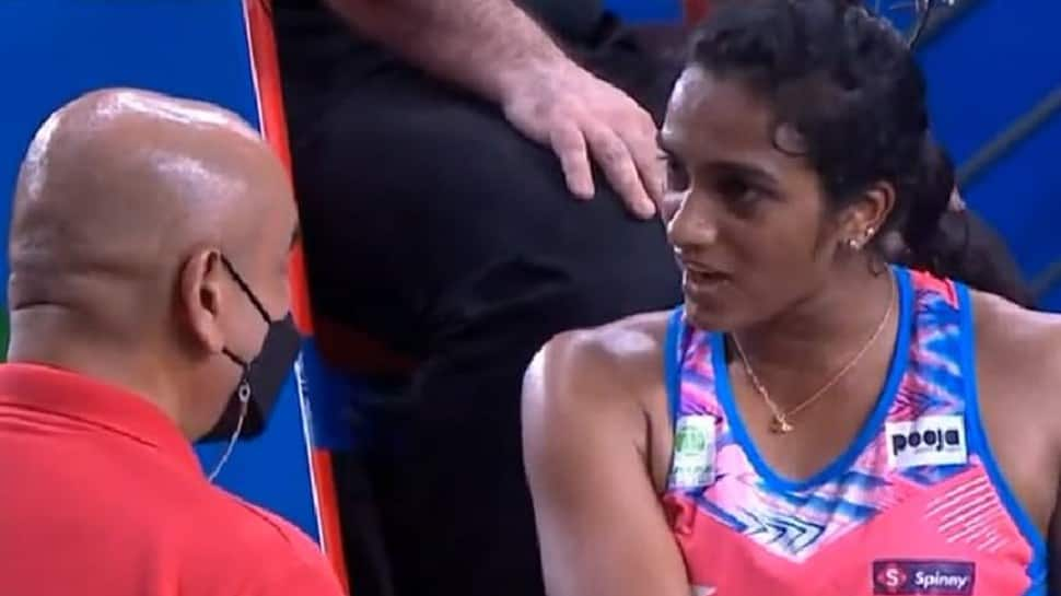 WATCH: &#039;Angry&#039; PV Sindhu slams umpire during Asia Championships semi-finals clash vs Akane Yamaguchi