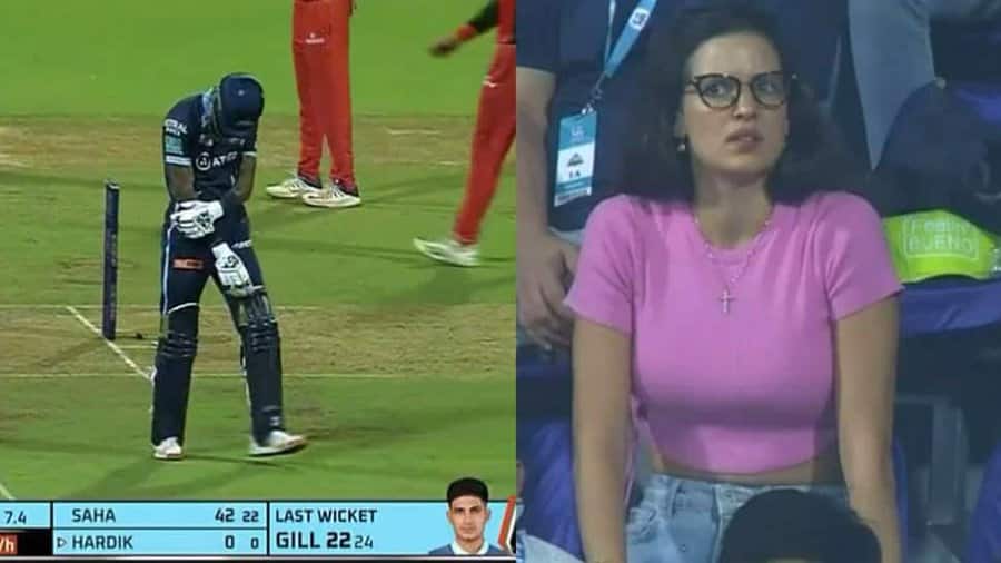 Natasa has been there for husband Hardik in IPL 2022